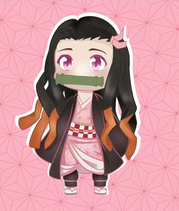 anime nezuko chibi cute