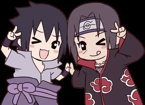 avatar đôi itachi chibi