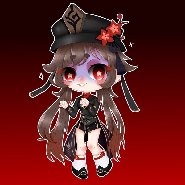 avatar hutao 3d chibi