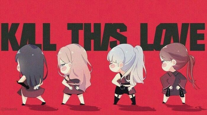 blackpink chibi dễ vẽ