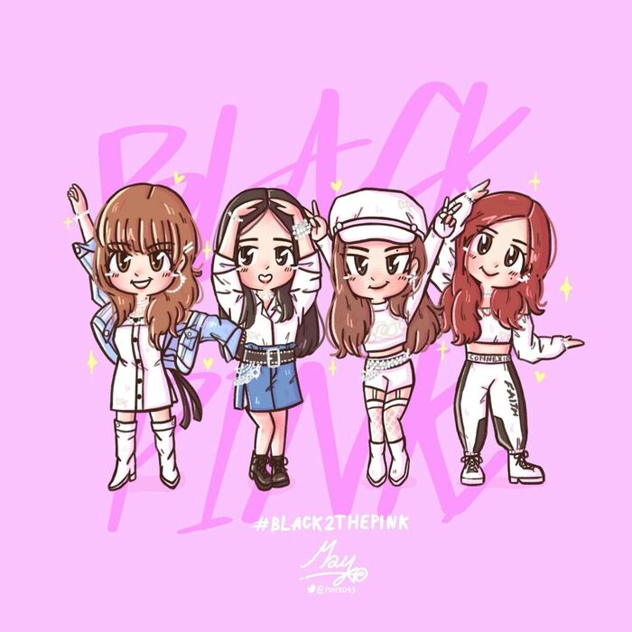 blackpink chibi đẹp