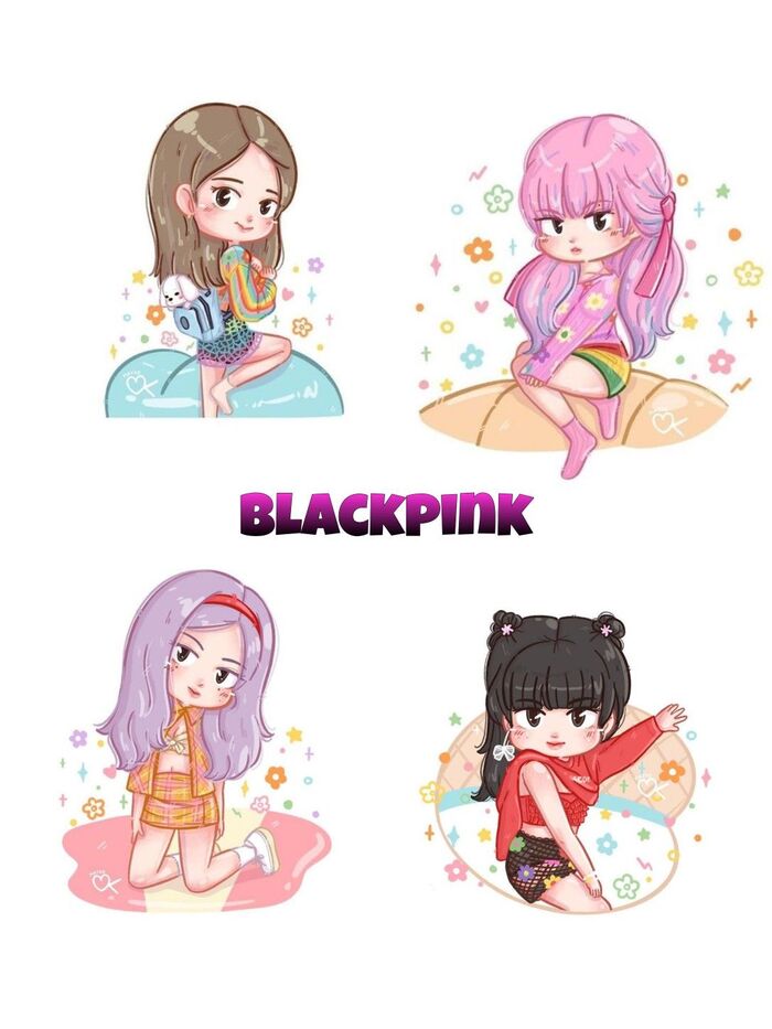 blackpink chibi doll