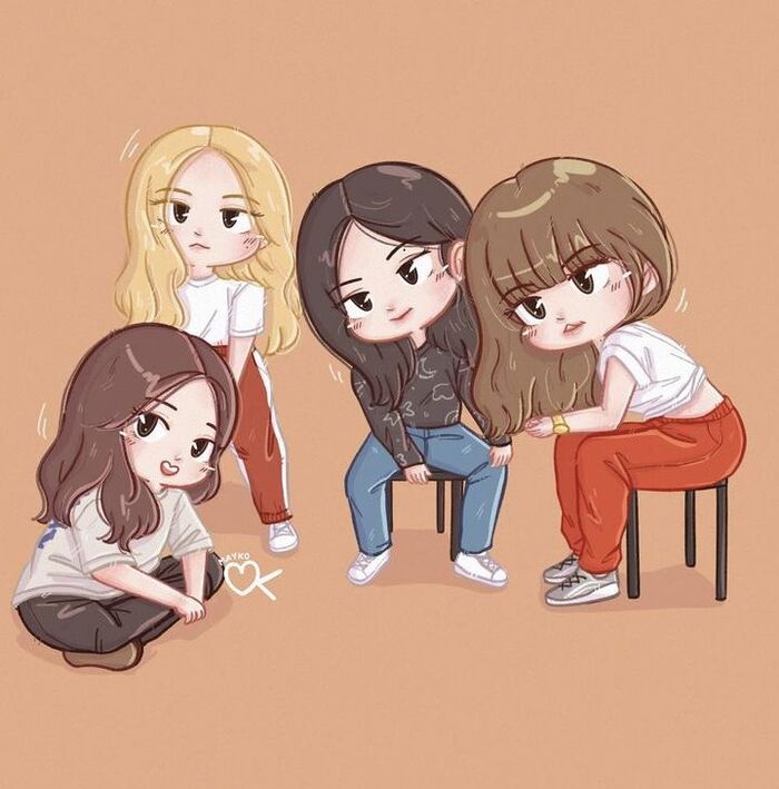 blackpink cute chibi