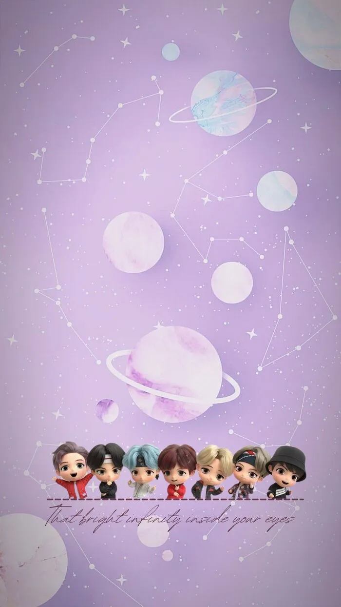 bts chibi background