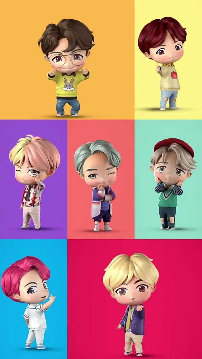 bts chibi characters