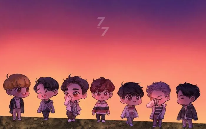 bts chibi cute