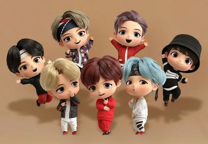 bts cute chibi wallpaper