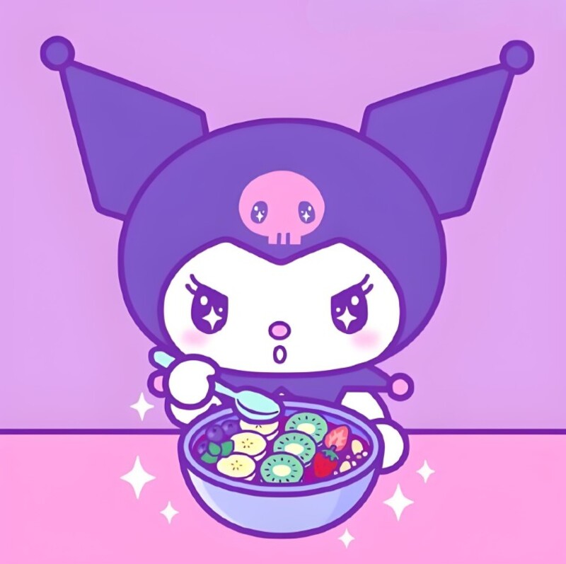 búp bê giấy chibi kuromi