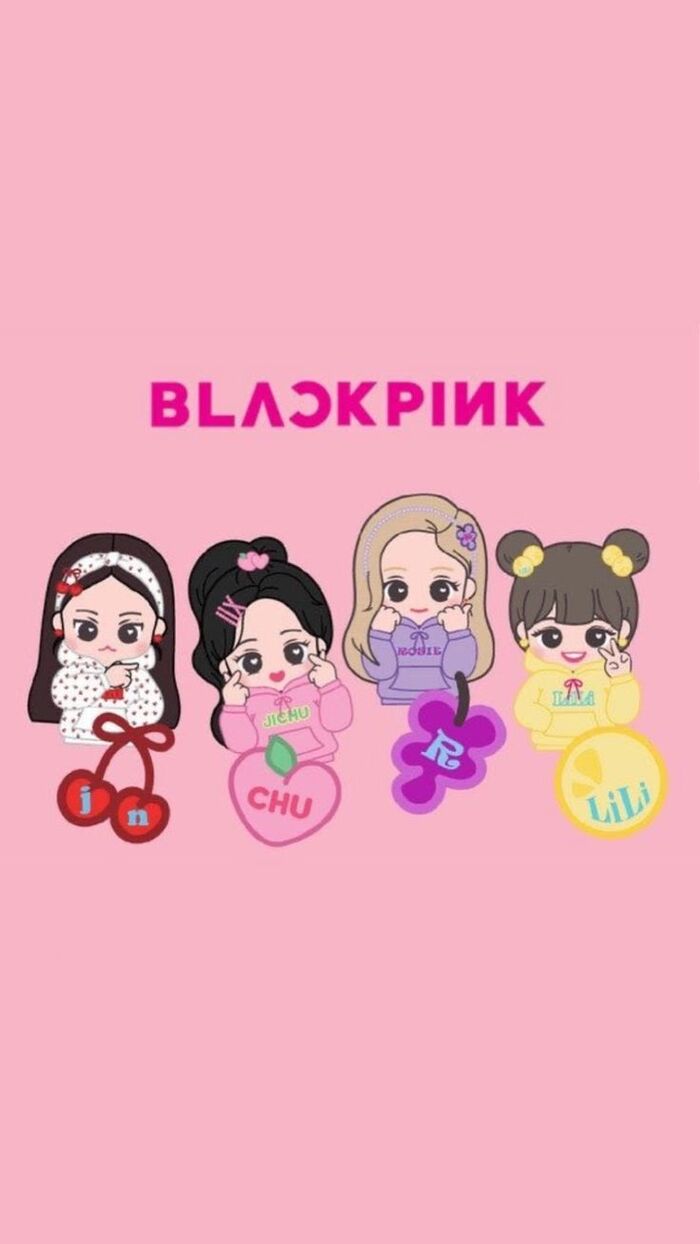 chibi black pink