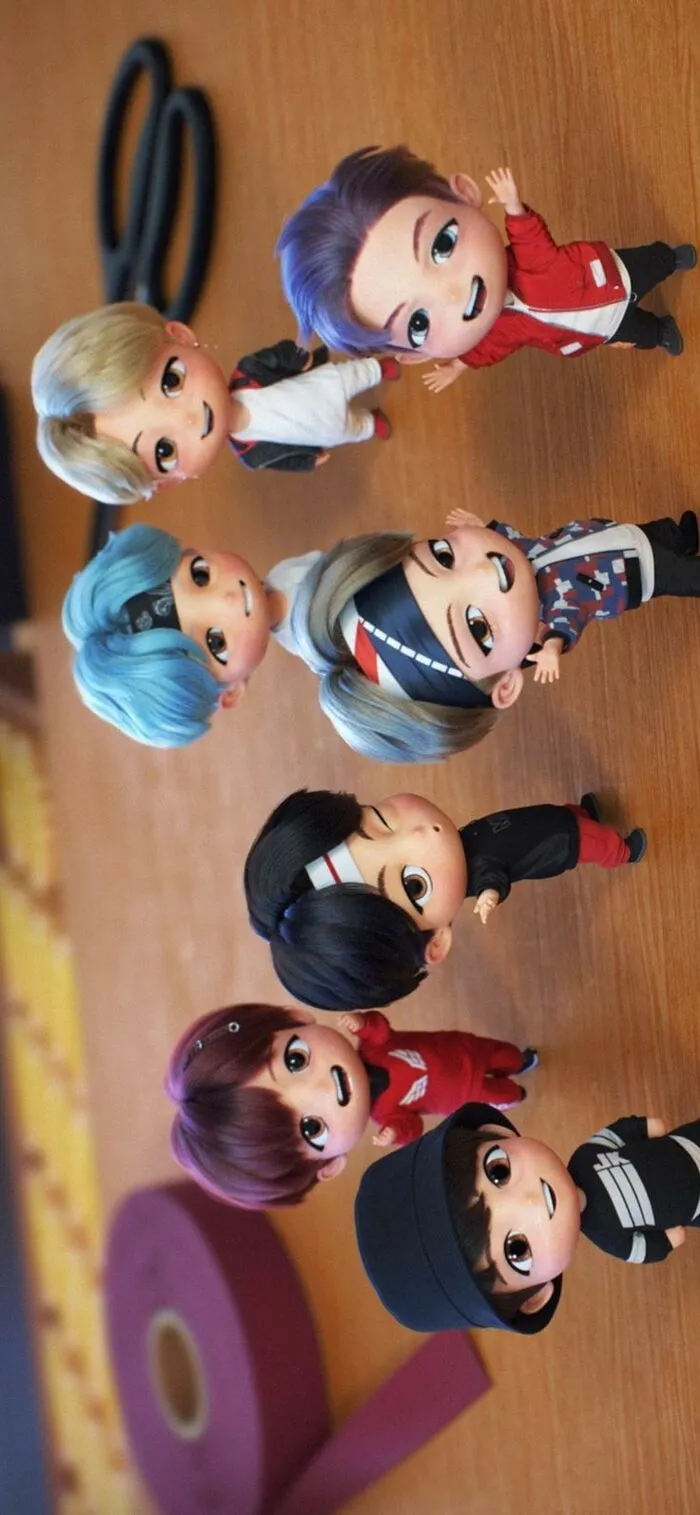 chibi bts v anime