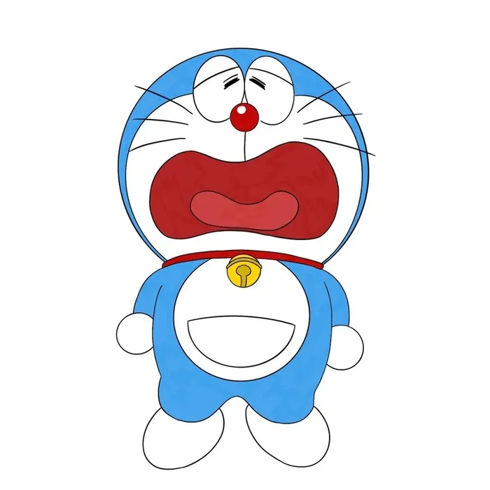 chibi doraemon khóc