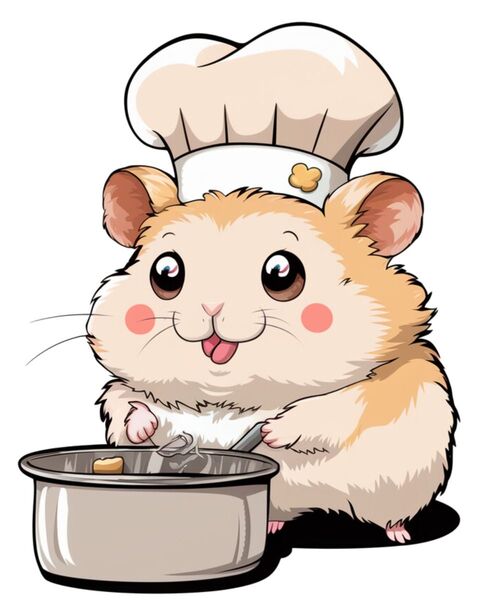 chibi hamster meme ảnh