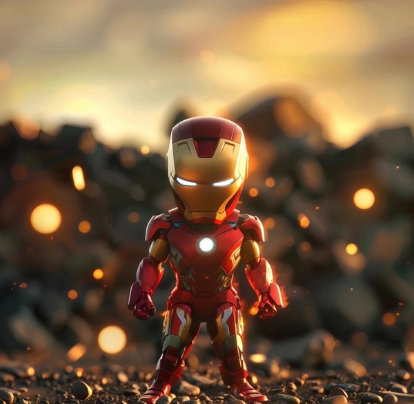 chibi iron man 3