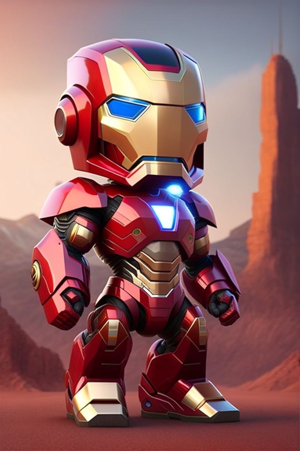 chibi iron man