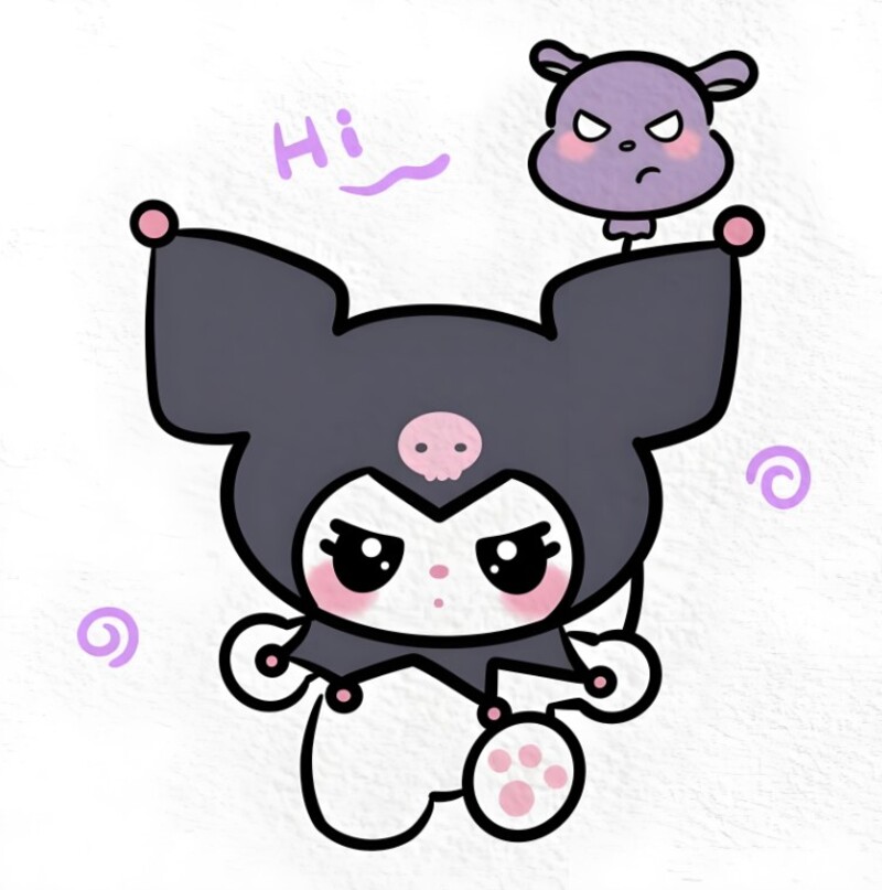 chibi kuromi làm hình nền