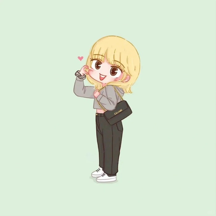 chibi lisa cute