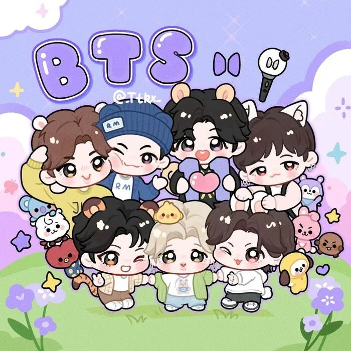 cute bts chibi