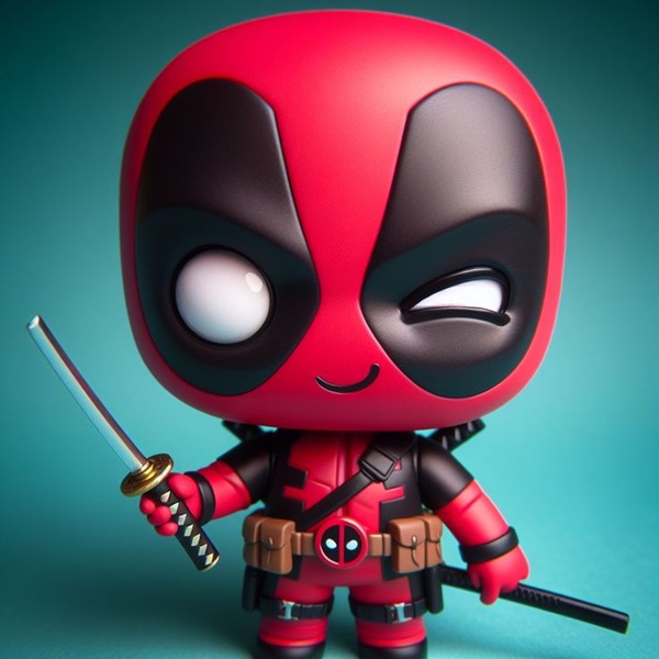 cute cute deadpool chibi