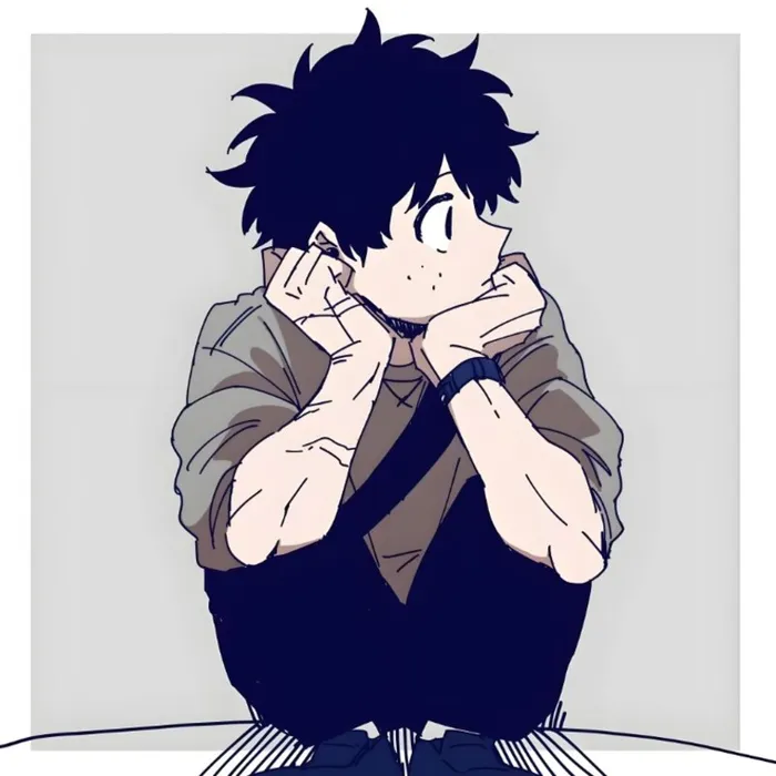 dark deku chibi