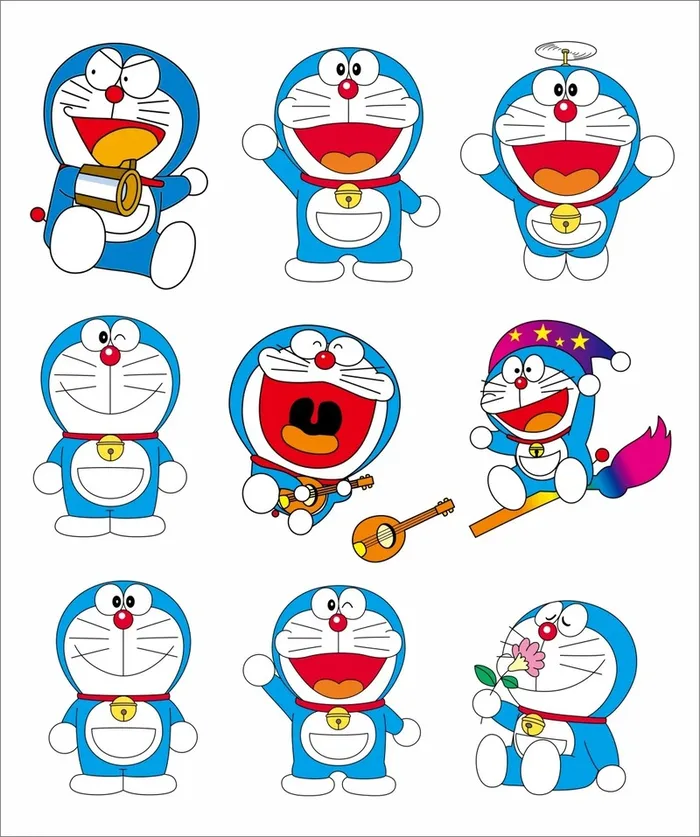 doraemon cute chibi