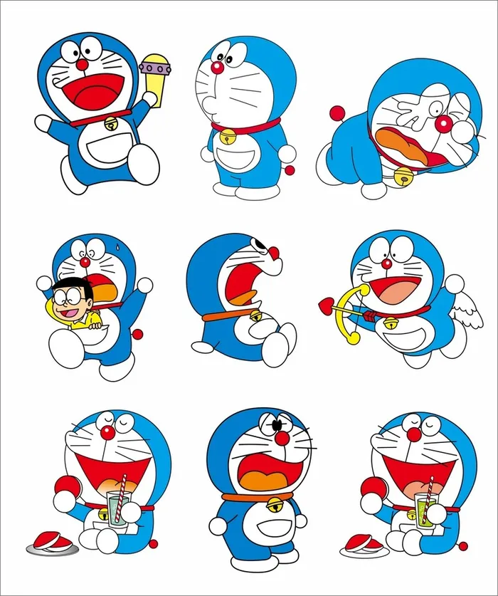 doraemon stickers