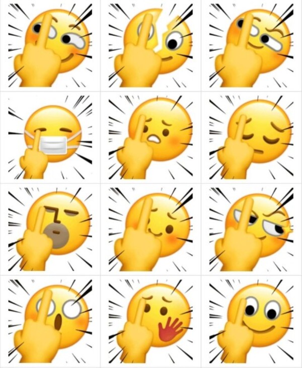 emoji khinh bỉ meme