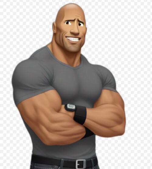 emoji the rock meme