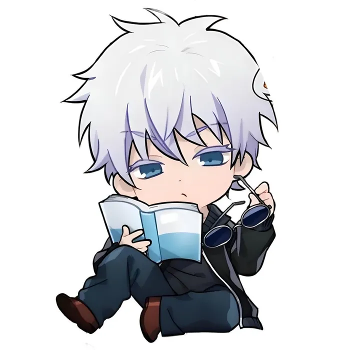 gojo satoru fanart chibi