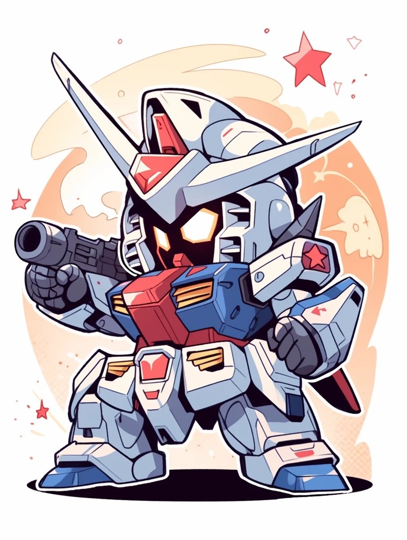 gundam đẹp chibi