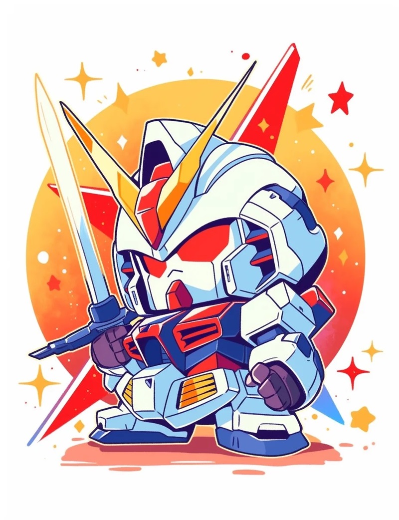 gundam hình nền chibi