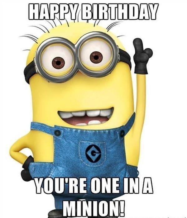 happy birthday meme minions