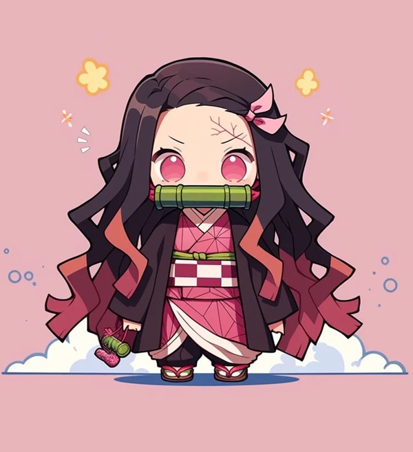 hình ảnh chibi nezuko