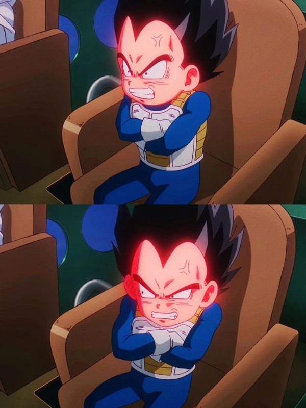 hình ảnh chibi vegeta giận