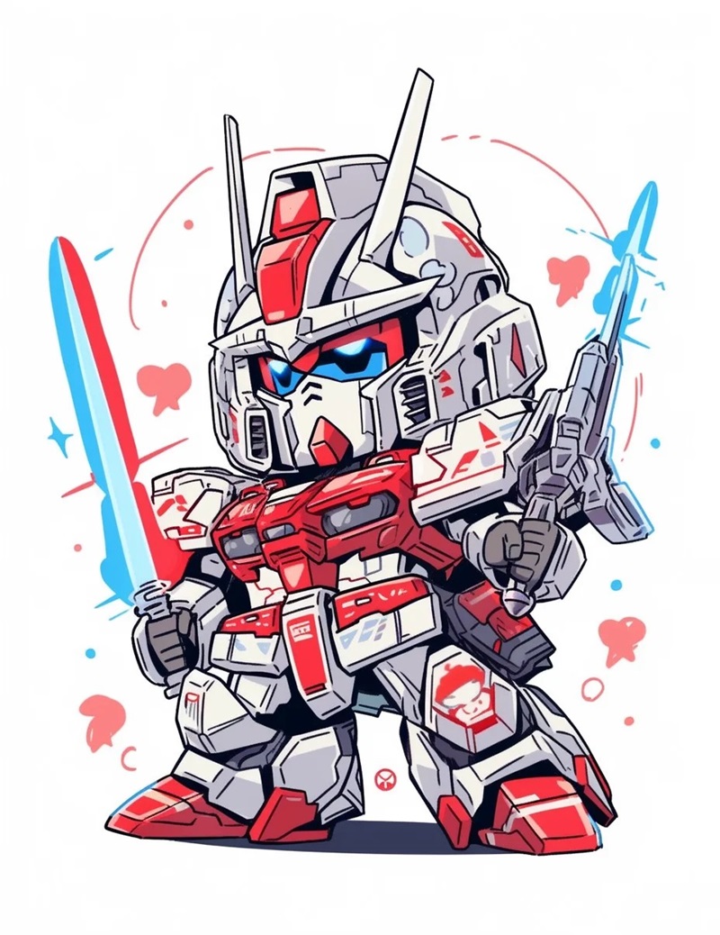 hình ảnh gundam chibi