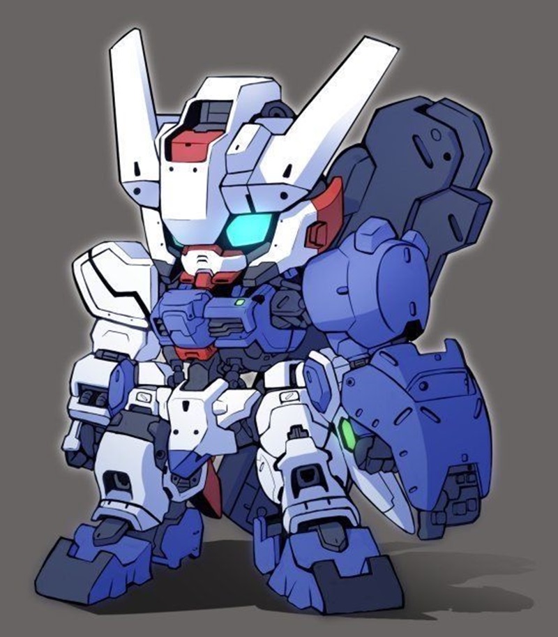 hinh anh gundam chibi