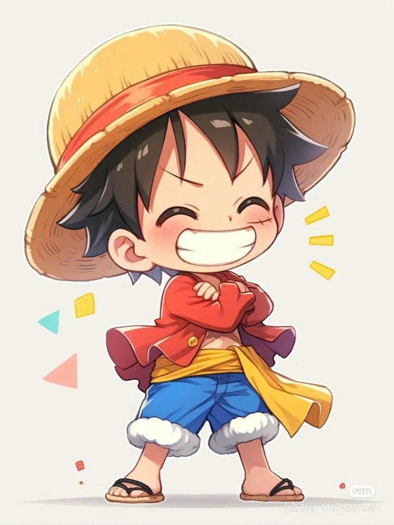 hình ảnh luffy chibi