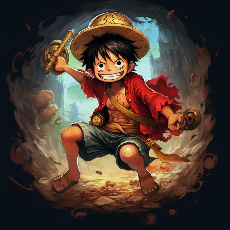 hình ảnh luffy cute chibi