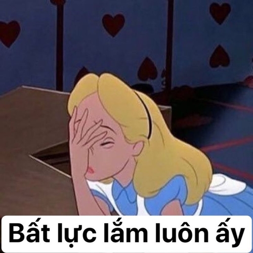 hình ảnh meme bất lực