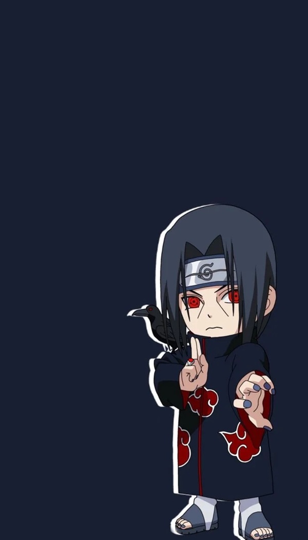 hình ảnh nền itachi chibi