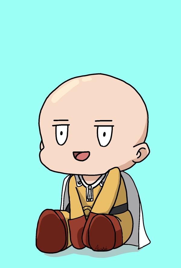 hình ảnh saitama chibi dễ thương