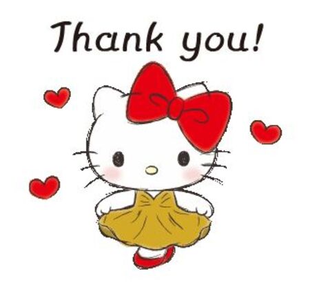 hình ảnh thank you cute meme hello kitty