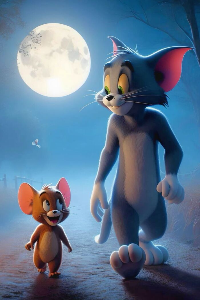 hình ảnh tom và jerry chế