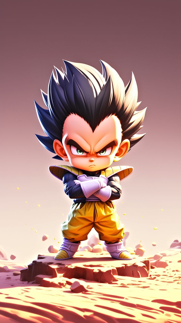 hình ảnh vegeta chibi ngầu