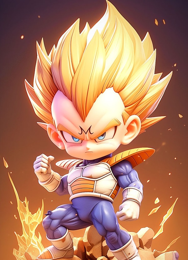 hình ảnh vegeta chibi