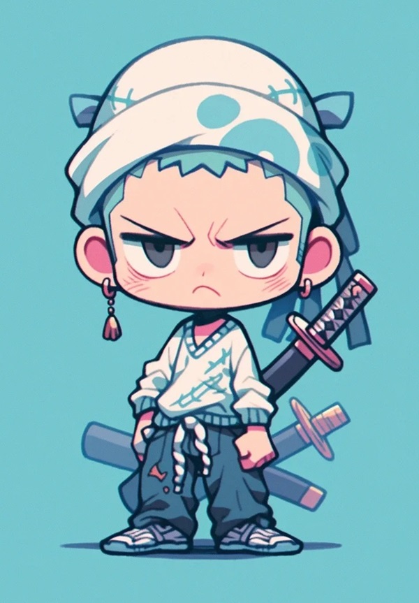 hình ảnh zoro chibi