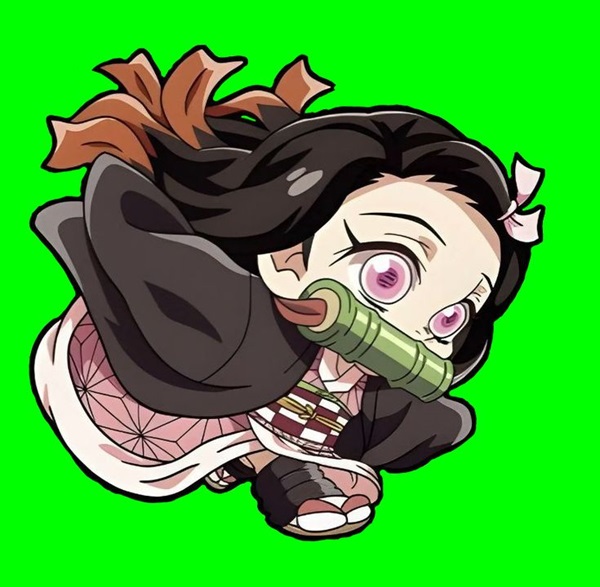 hình anime nezuko chibi