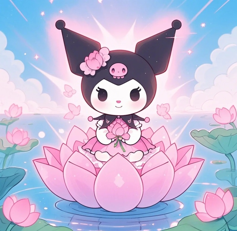 hình avatar kuromi dễ thương chibi