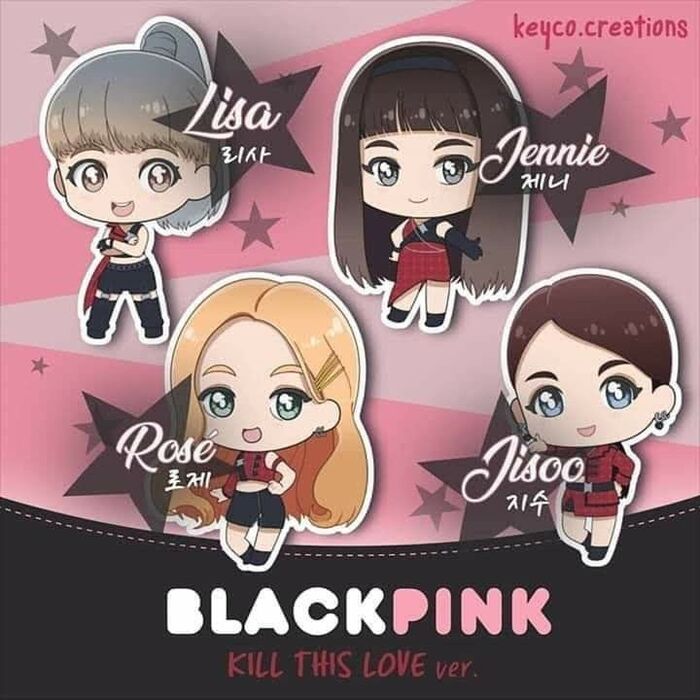 hình blackpink chibi đẹp