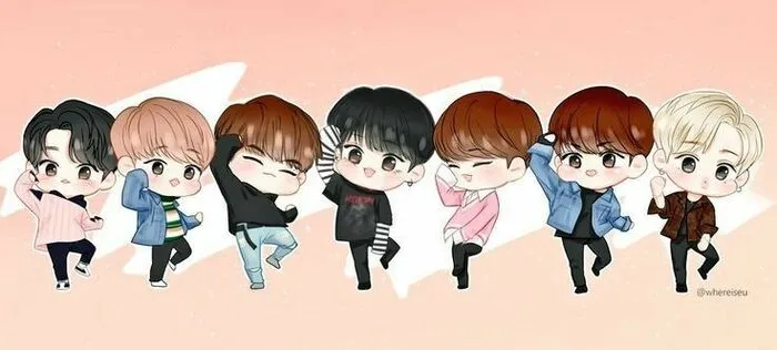 hình bts chibi