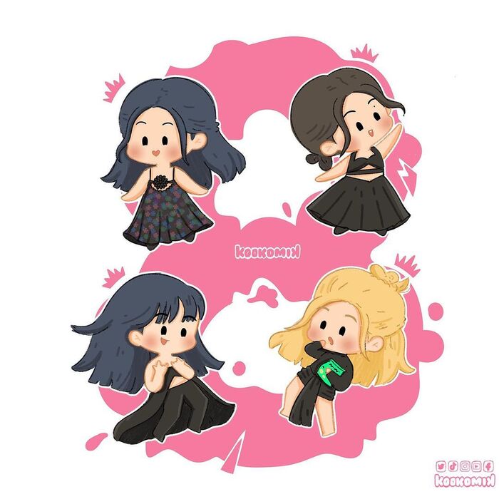 hình chibi blackpink